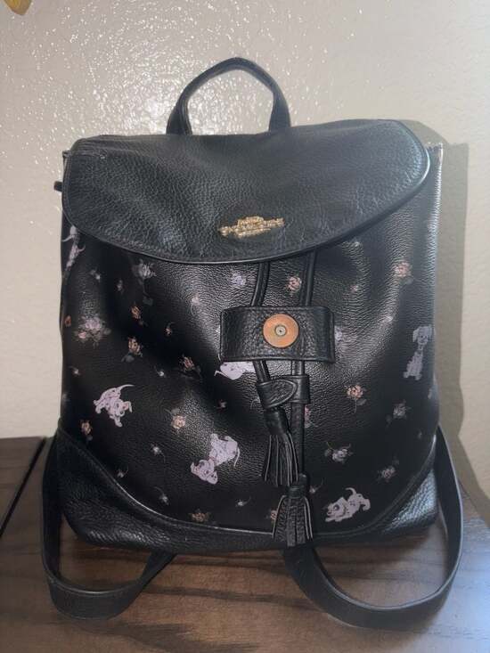 Coach Handbags - Coach 101 Dalmatians Backpack with Floral Accents